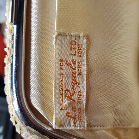 Vintage - La Regale - White - Clutch - Cocktail - Evening - Bag - Hand Purse - Picture 5 of 6